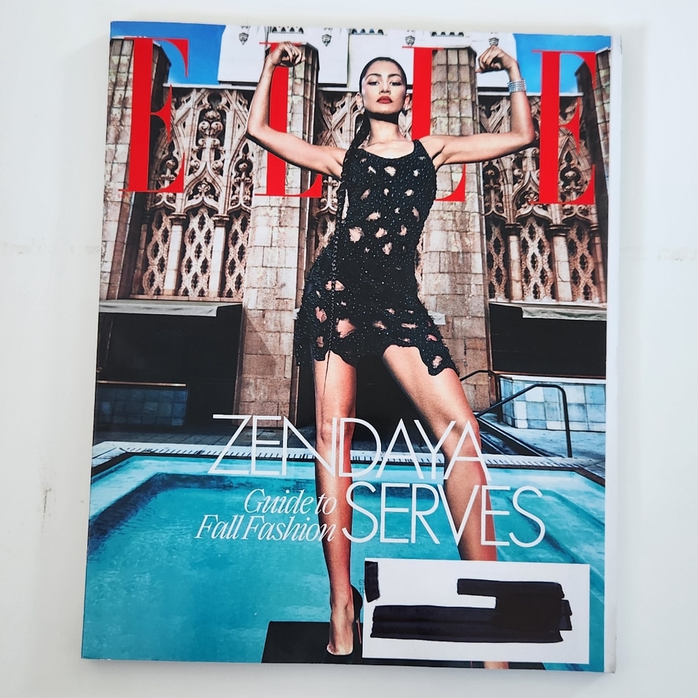 Elle Magazine Cover Featuring Zendaya December 2023